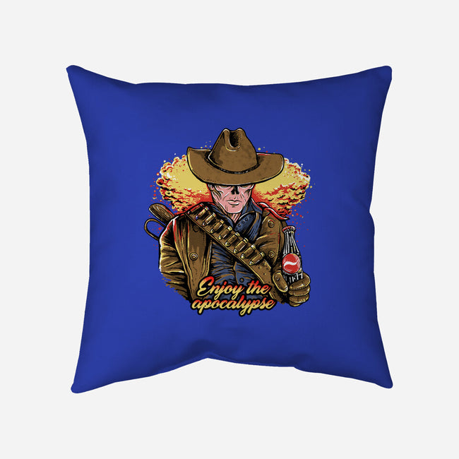 Enjoy The Apocalypse-None-Removable Cover-Throw Pillow-Alan Maia