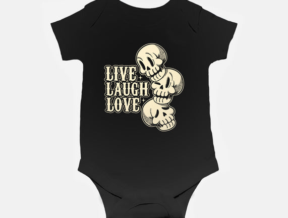 Live Laugh Love Skeleton