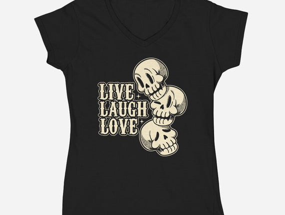 Live Laugh Love Skeleton