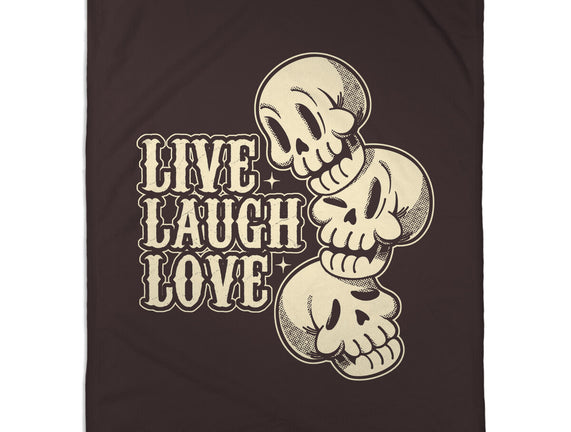 Live Laugh Love Skeleton