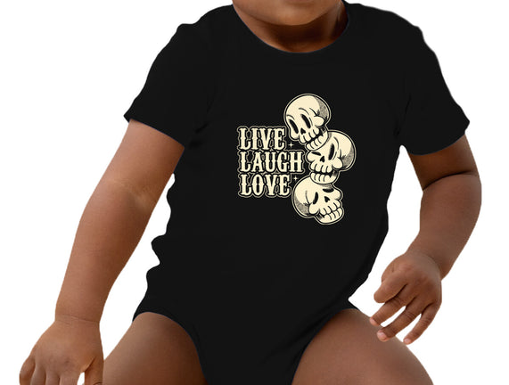 Live Laugh Love Skeleton