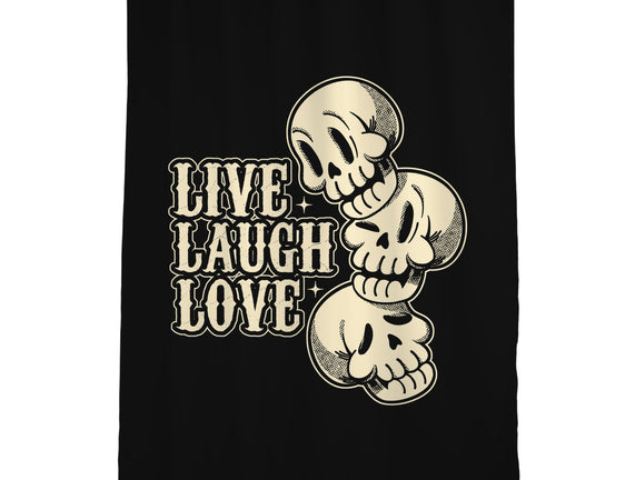 Live Laugh Love Skeleton