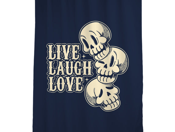 Live Laugh Love Skeleton