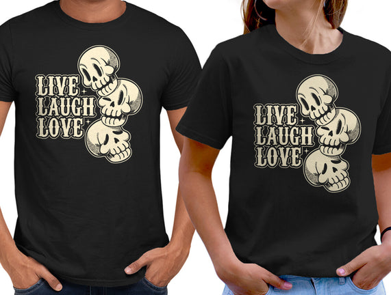 Live Laugh Love Skeleton