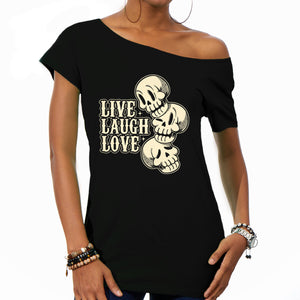 Live Laugh Love Skeleton