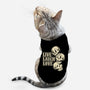 Live Laugh Love Skeleton-Cat-Basic-Pet Tank-tobefonseca