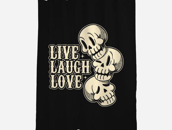 Live Laugh Love Skeleton