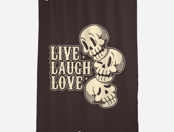 Live Laugh Love Skeleton