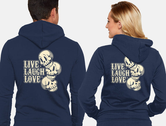 Live Laugh Love Skeleton