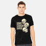 Live Laugh Love Skeleton-Mens-Heavyweight-Tee-tobefonseca