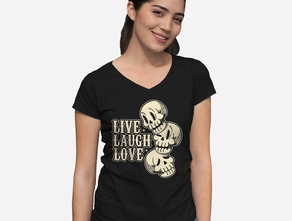 Live Laugh Love Skeleton