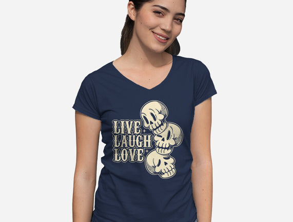 Live Laugh Love Skeleton