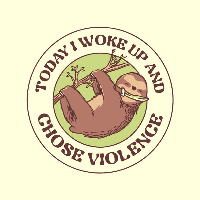 Woke Up And Chose Violence-Unisex-Basic-Tank-tobefonseca