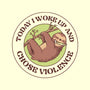 Woke Up And Chose Violence-None-Glossy-Sticker-tobefonseca