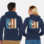 American Beagle-Unisex-Zip-Up-Sweatshirt-kg07