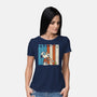 American Beagle-Womens-Basic-Tee-kg07