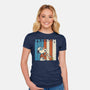 American Beagle-Womens-Fitted-Tee-kg07