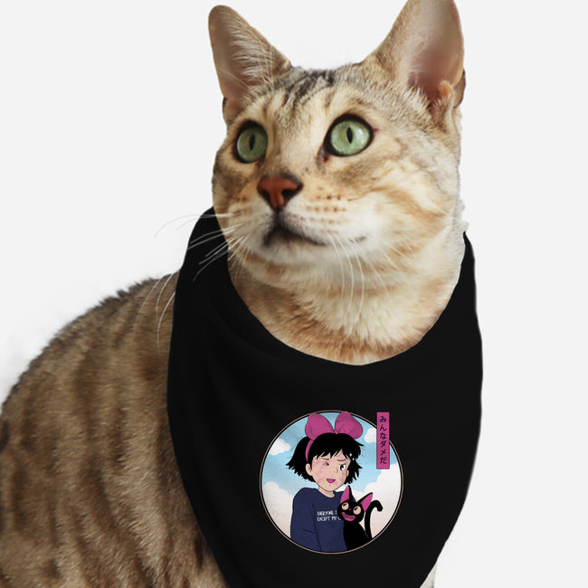 Everyone Sucks Except My Cat-Cat-Bandana-Pet Collar-GODZILLARGE