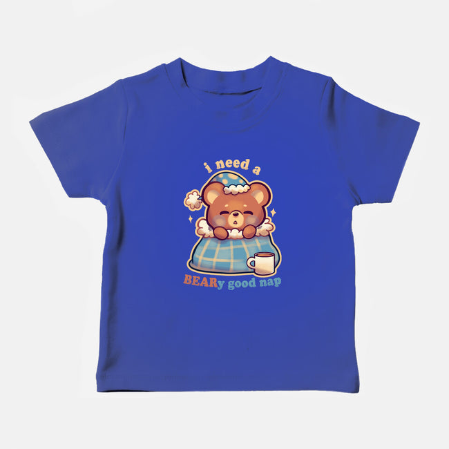 Beary Good Nap-Baby-Basic-Tee-TechraNova