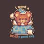 Beary Good Nap-None-Stretched-Canvas-TechraNova