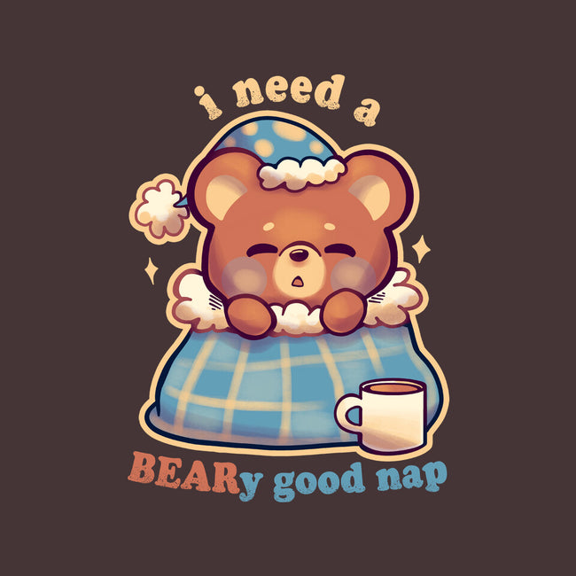 Beary Good Nap-None-Removable Cover-Throw Pillow-TechraNova