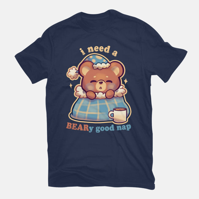 Beary Good Nap-Unisex-Basic-Tee-TechraNova