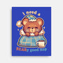 Beary Good Nap-None-Stretched-Canvas-TechraNova