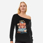 Beary Good Nap-Womens-Off Shoulder-Sweatshirt-TechraNova