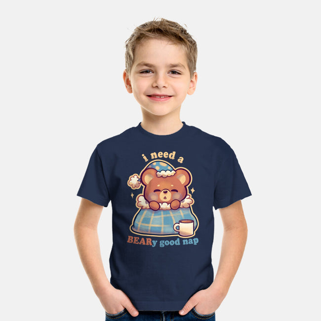 Beary Good Nap-Youth-Basic-Tee-TechraNova