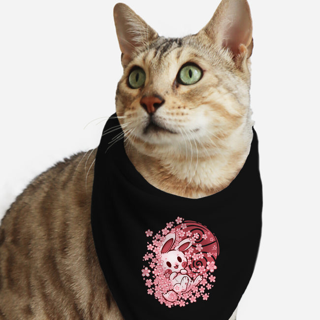 Spring Blossom Bunny-Cat-Bandana-Pet Collar-TechraNova