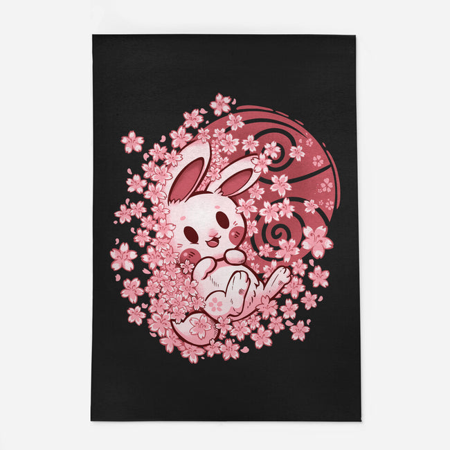 Spring Blossom Bunny-None-Indoor-Rug-TechraNova