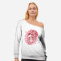 Spring Blossom Bunny-Womens-Off Shoulder-Sweatshirt-TechraNova