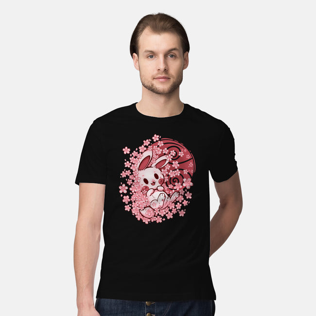 Spring Blossom Bunny-Mens-Premium-Tee-TechraNova