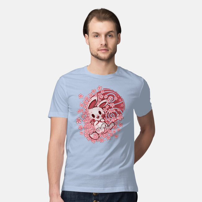 Spring Blossom Bunny-Mens-Premium-Tee-TechraNova