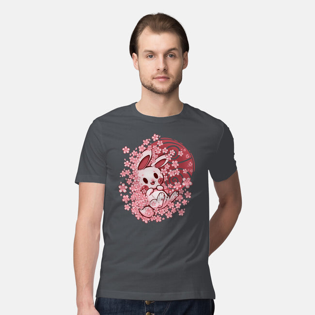 Spring Blossom Bunny-Mens-Premium-Tee-TechraNova