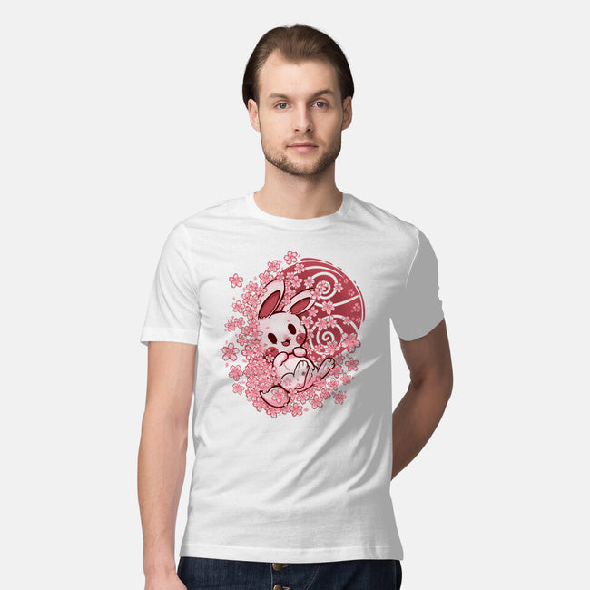 Spring Blossom Bunny-Mens-Premium-Tee-TechraNova