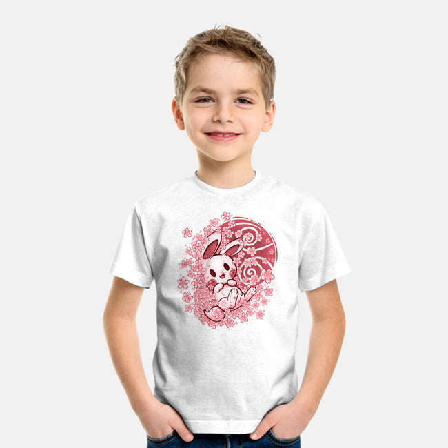 Spring Blossom Bunny-Youth-Basic-Tee-TechraNova