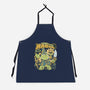 Magic Frog-Unisex-Kitchen-Apron-ilustrata