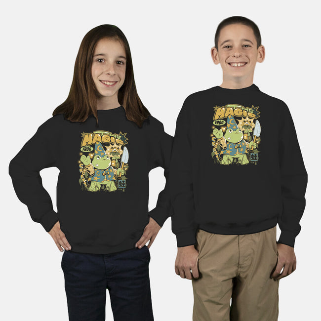 Magic Frog-Youth-Crew Neck-Sweatshirt-ilustrata