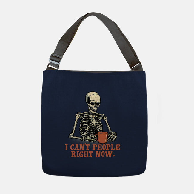 I Can't People Right Now-None-Adjustable Tote-Bag-glitchygorilla