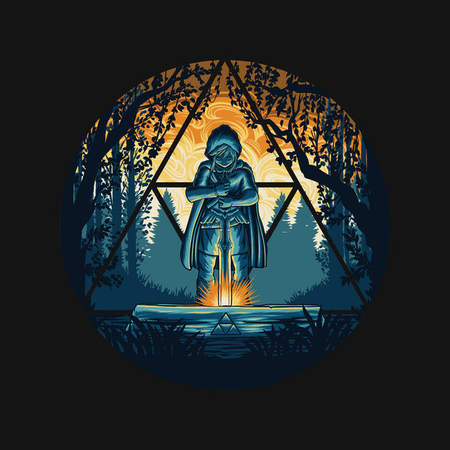 Sword In The Woods-Youth-Pullover-Sweatshirt-rmatix