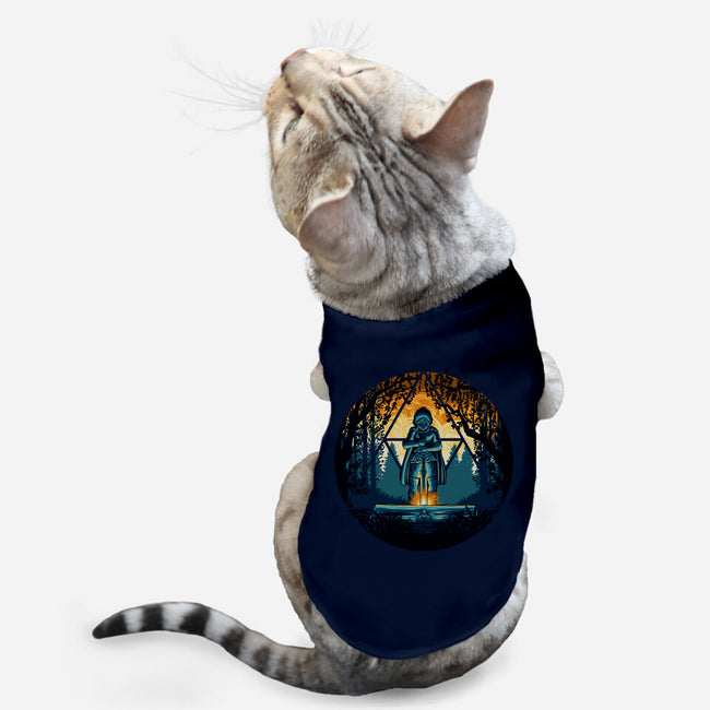 Sword In The Woods-Cat-Basic-Pet Tank-rmatix