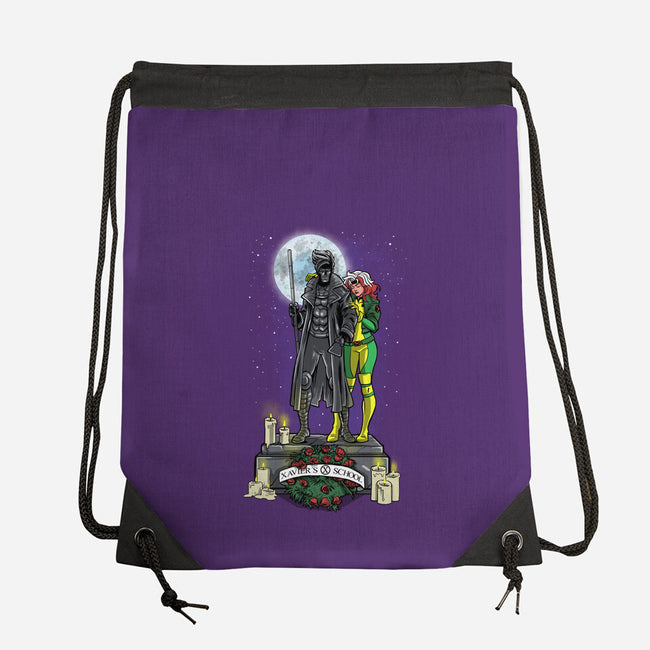 Tribute To Gambit-None-Drawstring-Bag-zascanauta