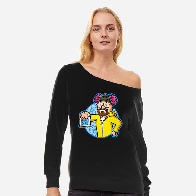 Meth Boy-Womens-Off Shoulder-Sweatshirt-Barbadifuoco