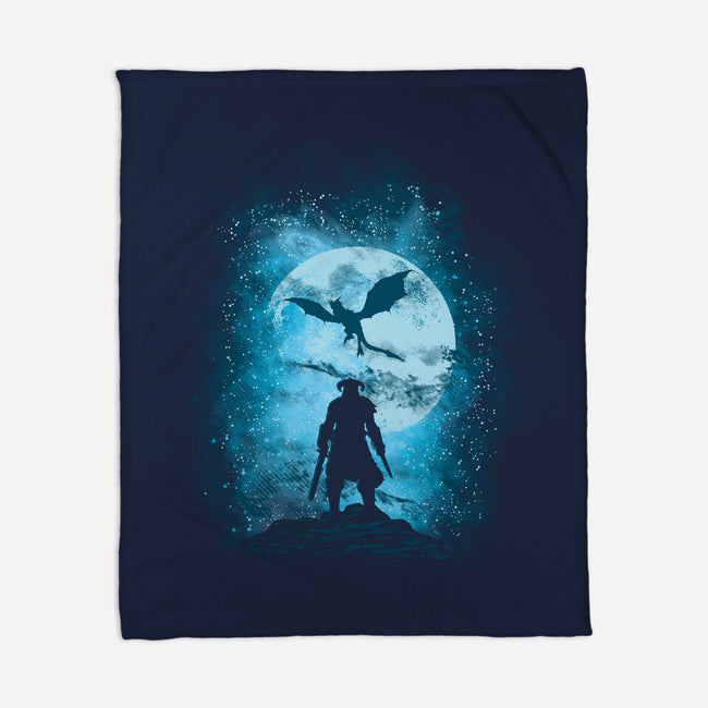 Dragon Slayer-None-Fleece-Blanket-dalethesk8er