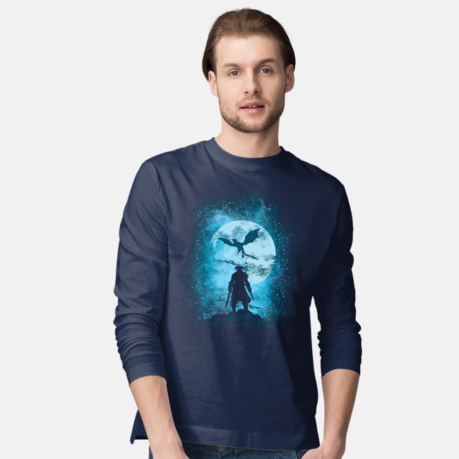 Dragon Slayer-Mens-Long Sleeved-Tee-dalethesk8er