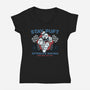 Join The Afterlife Racing-Womens-V-Neck-Tee-glitchygorilla