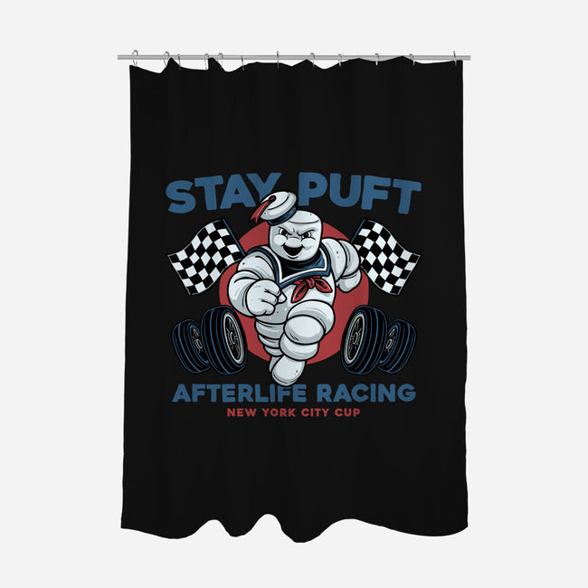 Join The Afterlife Racing-None-Polyester-Shower Curtain-glitchygorilla