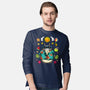 Tropical Totoro-Mens-Long Sleeved-Tee-JamesQJO