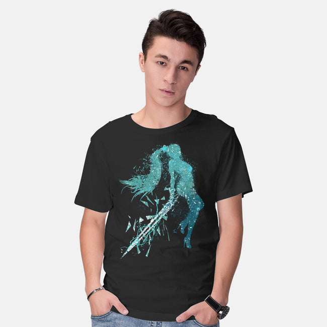 Project Eve Stellar Blade-Mens-Basic-Tee-rocketman_art